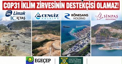 Doğayı Tahrip Eden Şirketler COP31 İklim Zirvesi’nin Destekçisi Olamaz!